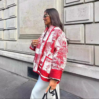 Veste Harira Style Imprimé