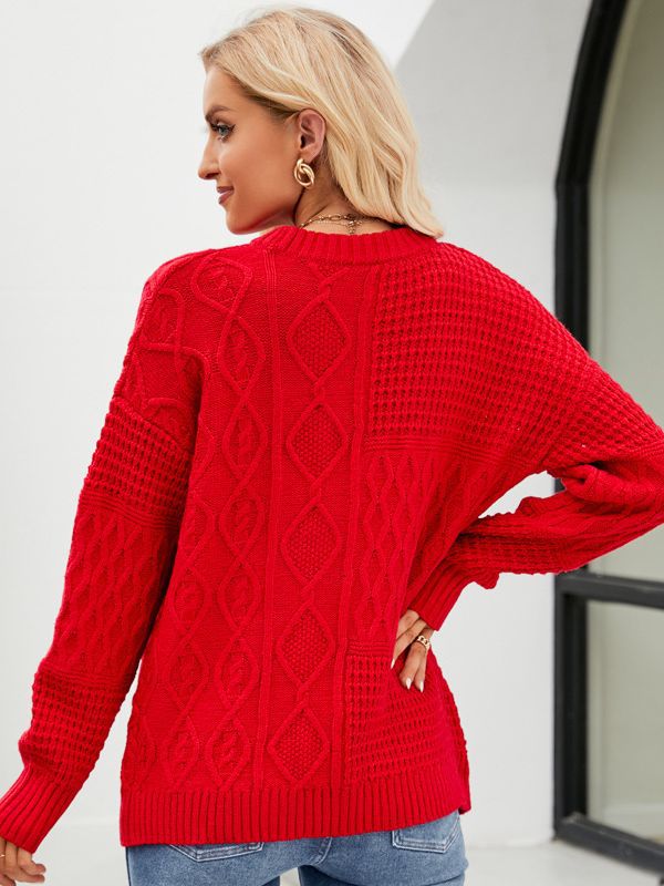 Pullover Tislit Maille Torsadée