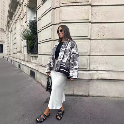 Veste Harira Style Imprimé