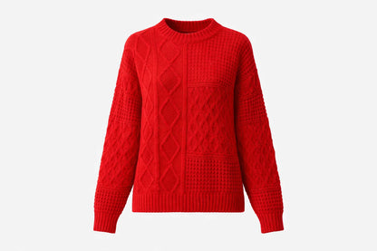 Pullover Tislit Maille Torsadée