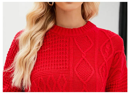 Pullover Tislit Maille Torsadée