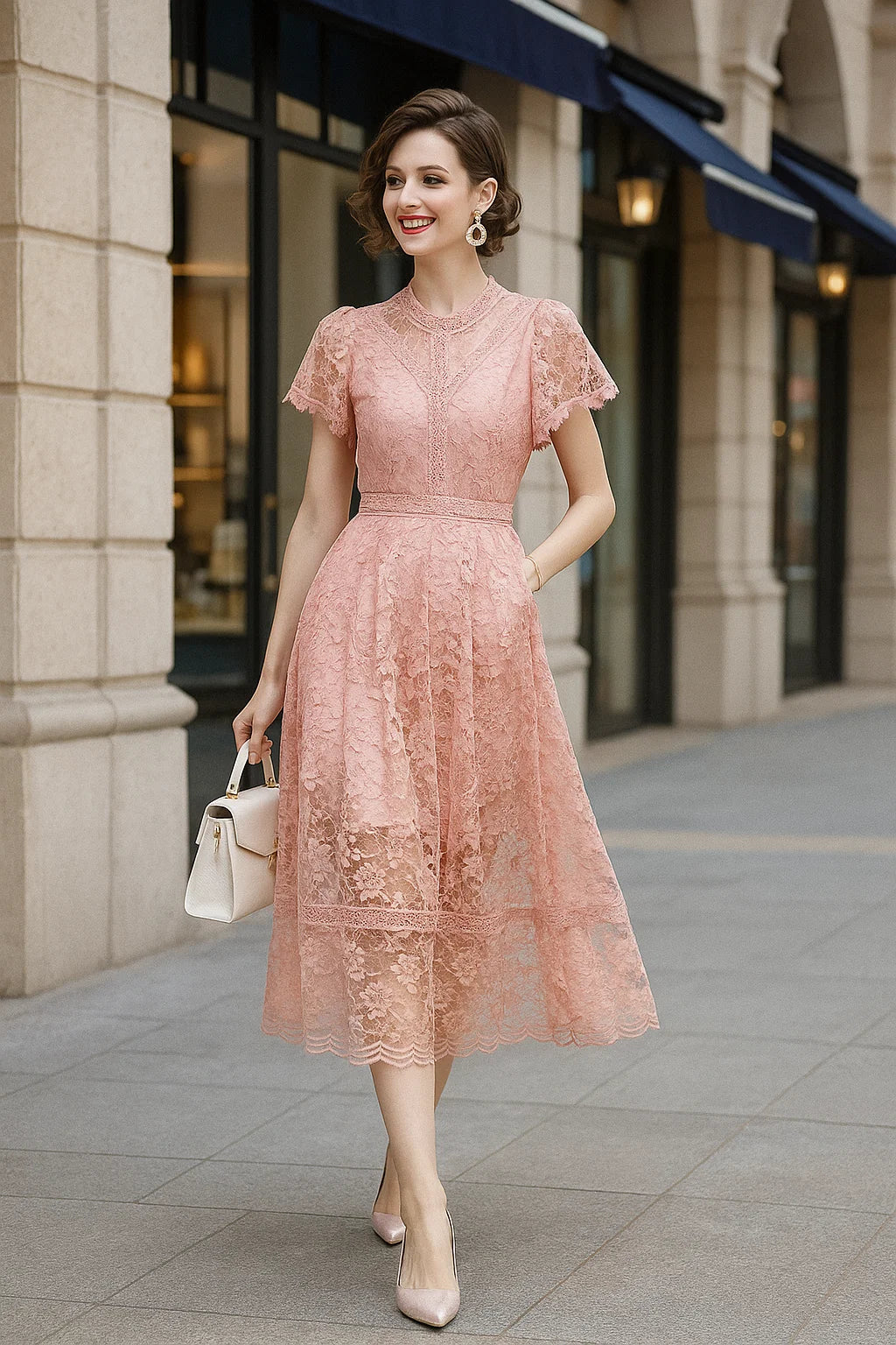 Robe Sakbani Rétro Élégante