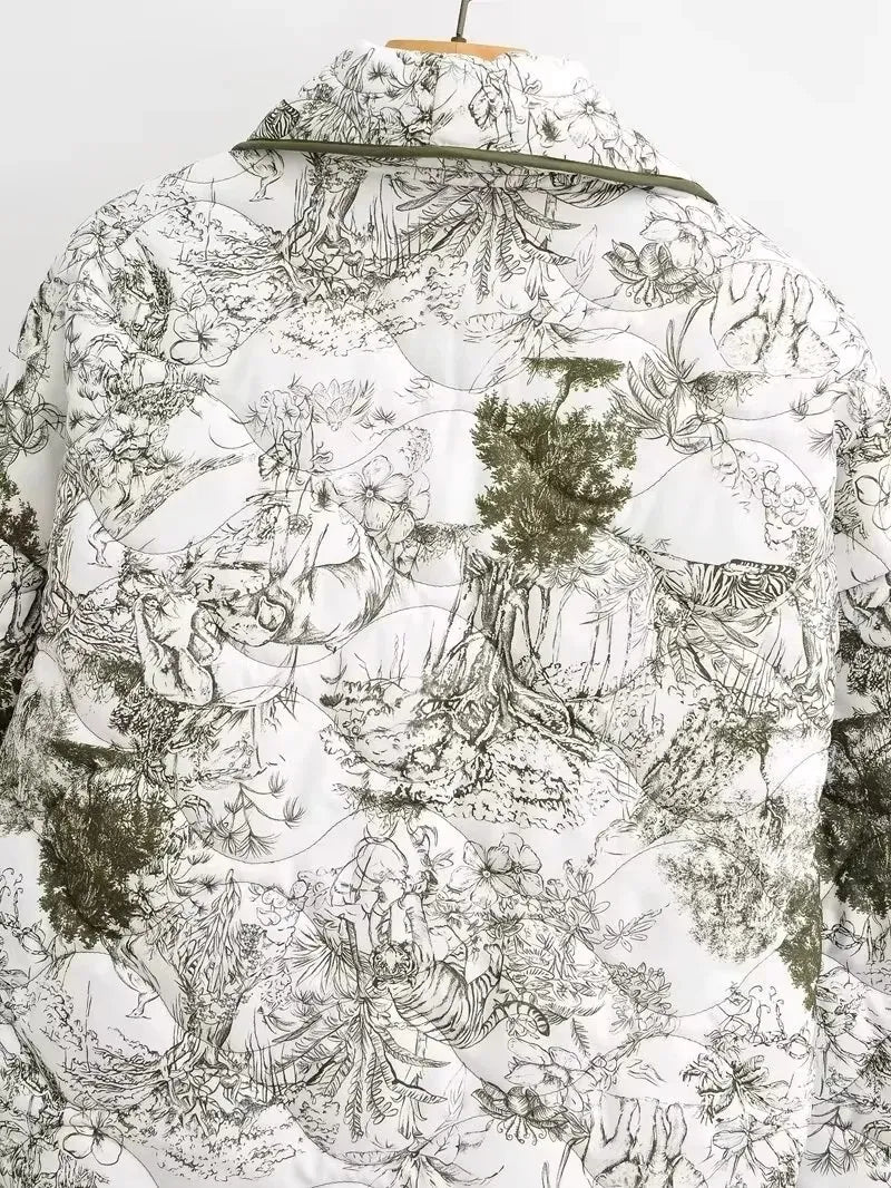 Veste Harira Style Imprimé