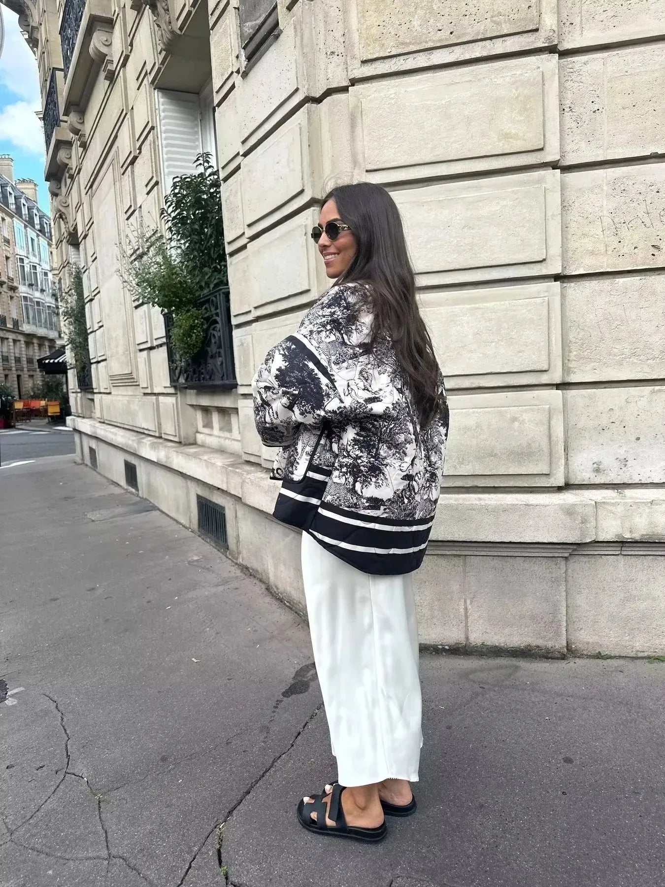 Veste Harira Style Imprimé