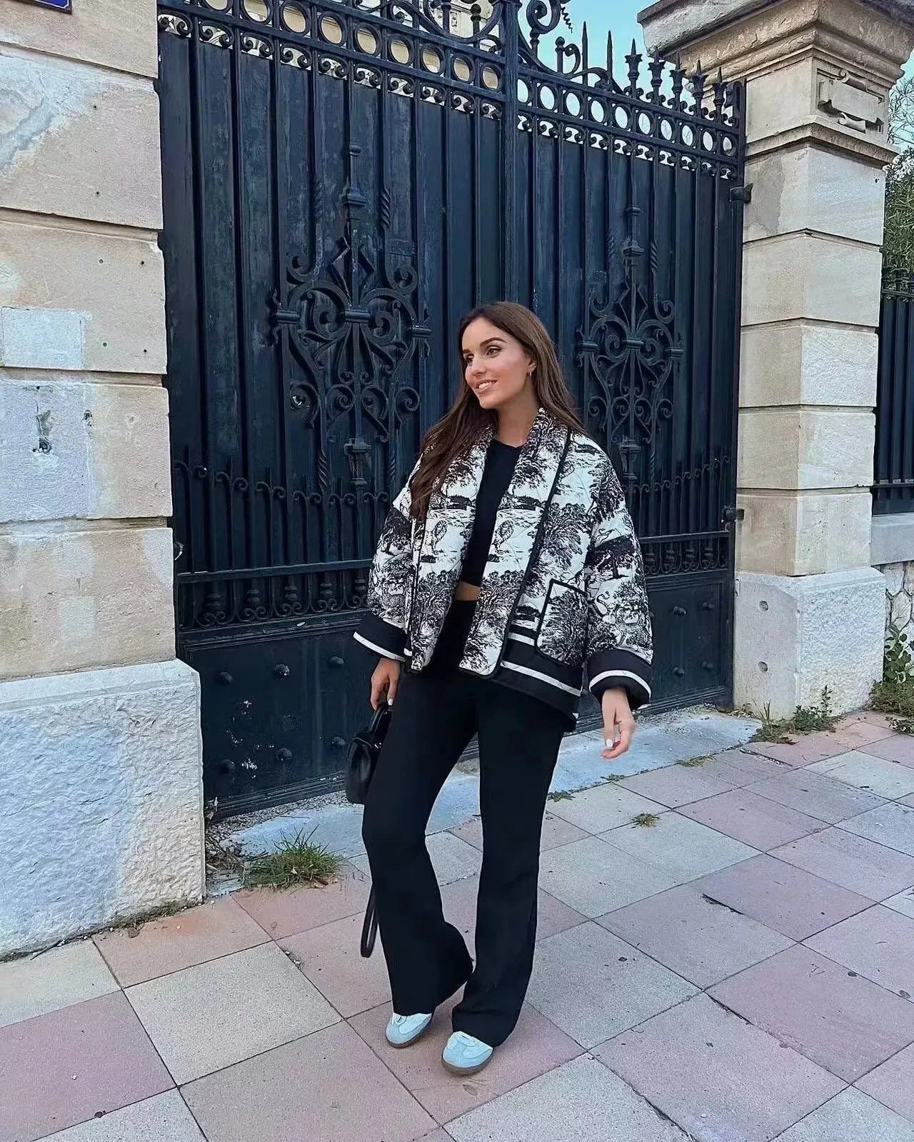 Veste Harira Style Imprimé