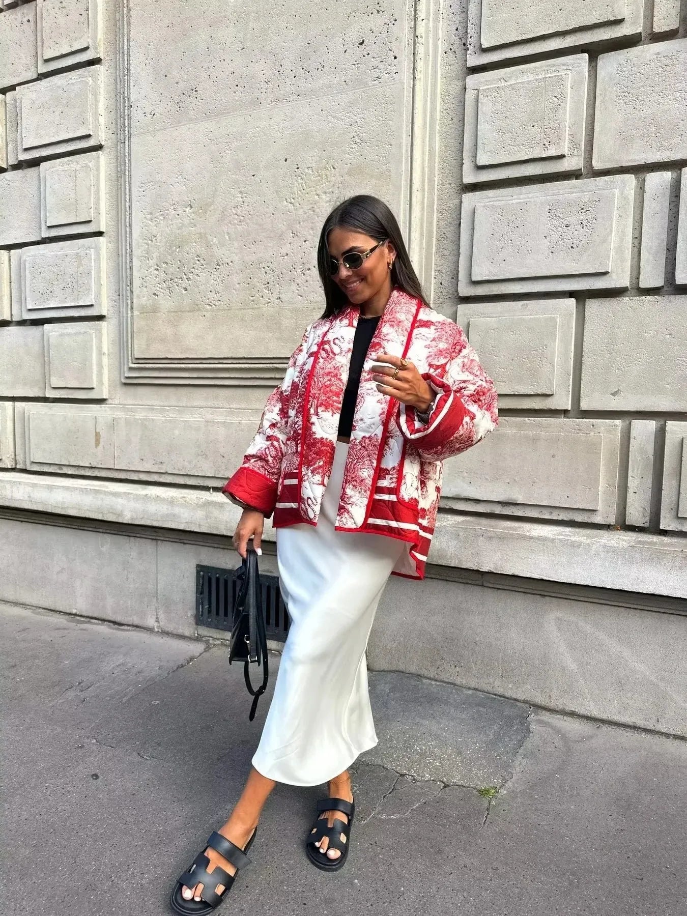 Veste Harira Style Imprimé