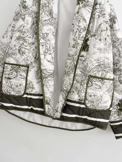 Veste Harira Style Imprimé