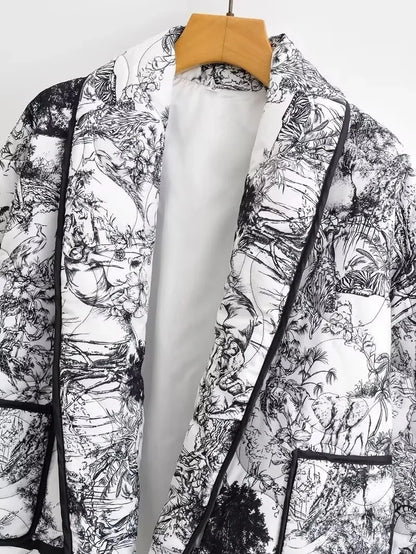 Veste Harira Style Imprimé