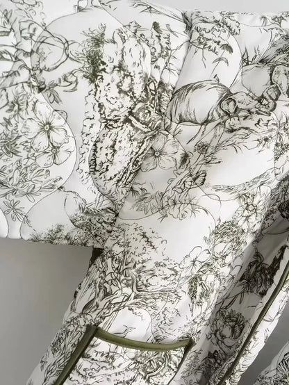 Veste Harira Style Imprimé