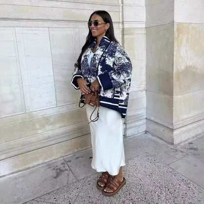 Veste Harira Style Imprimé