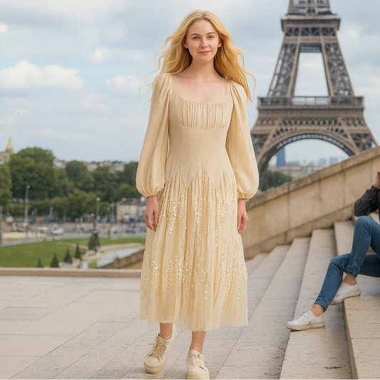 Robe Chahbaa Élégante Pailletée